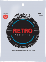 MM12 Acoustic Guitar 6-String Set Retro Monel 12-54 - jeu de 6 cordes