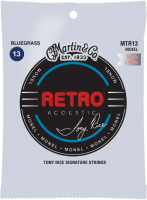 MTR13 Acoustic Guitar 6-String Set Retro Monel Tony Rice Bluegrass 13-56 - jeu de 6 cordes
