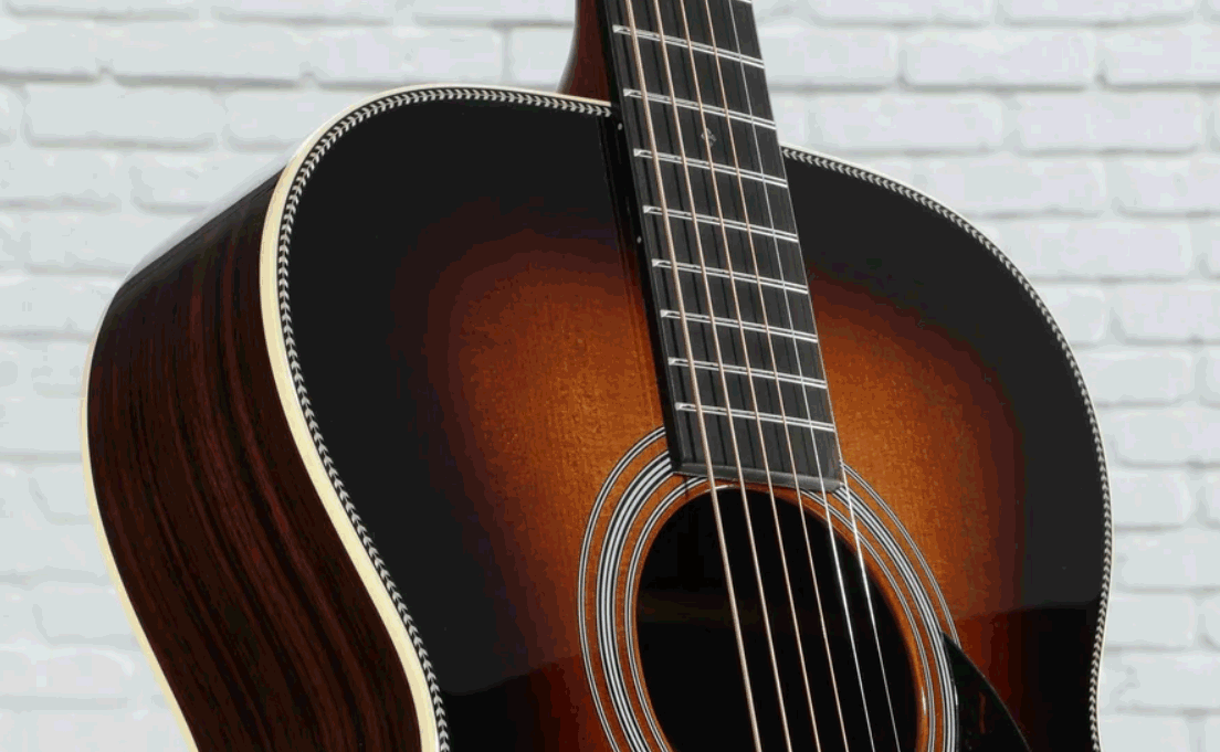 Martin Om28 Standard Golden Era Orchestra Model Epicea Palissandre Eb - Gloss 1935 Sunburst - Guitare Folk - Variation 2
