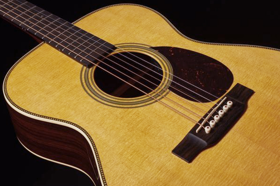 Martin Om28e Standard Golden Era Orchestra Model Epicea Palissandre Eb - Natural Gloss - Guitare Folk - Variation 2