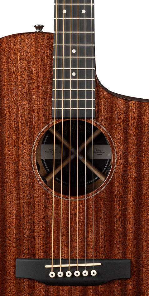 Martin Sc-10e Sapele Road S Om Cw Tout Sapele Ric - Natural Satin - Guitare Electro Acoustique - Variation 2