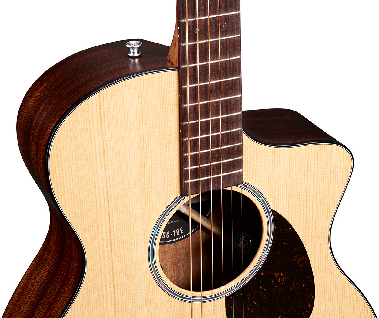 Martin Sc10e Modern Road S Om Epicea Sapele Eb - Natural - Guitare Folk - Variation 2