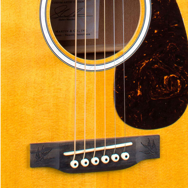 Martin Shawn Mendes 000jr-10e Signature Epicea Sapele Eb - Natural Satin - Guitare Acoustique Voyage - Variation 3