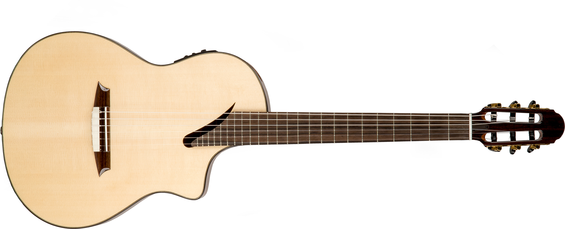 Martinez Ms14m Performer Epicea Acajou Rw +housse - Natural - Guitare Classique Format 4/4 - Main picture