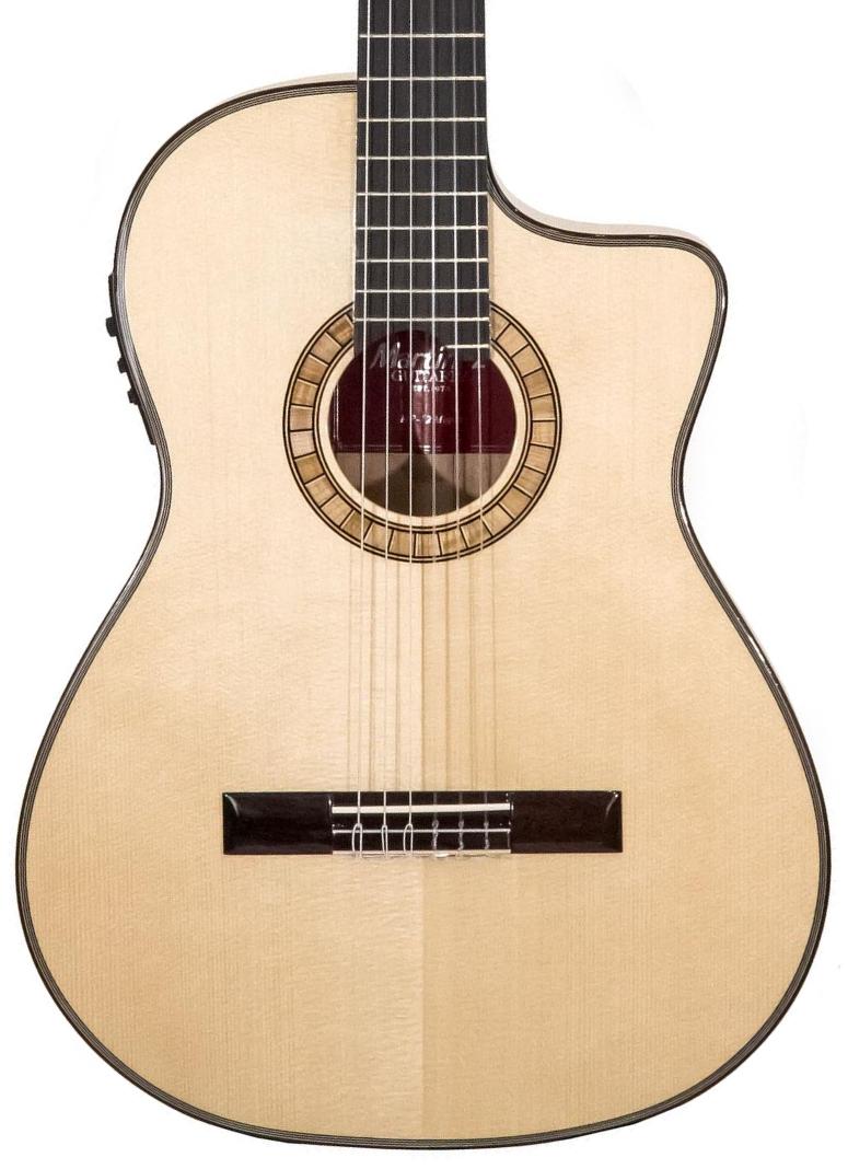 Guitare classique format 4/4 Martinez Crossover MP12-MP +Bag - Natural