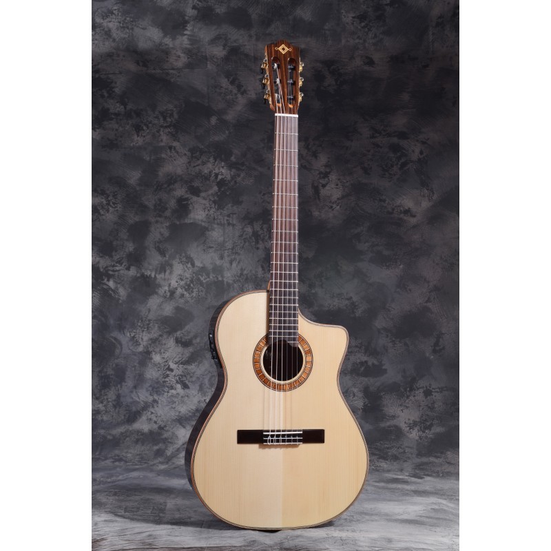 Martinez Mp14-rs Crossover Epicea Palissandre Eb +housse - Guitare Classique Format 4/4 - Variation 2