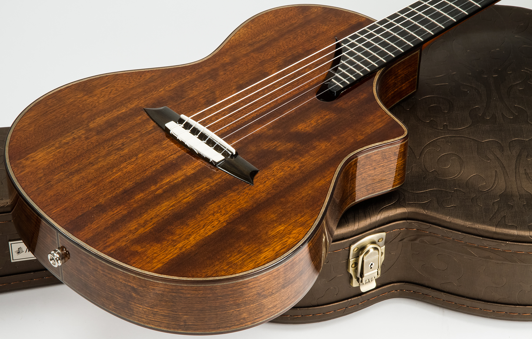 Martinez Mscc-14ov Performer Tout Ovangkol Rw +etui - Natural - Guitare Classique Format 4/4 - Variation 1