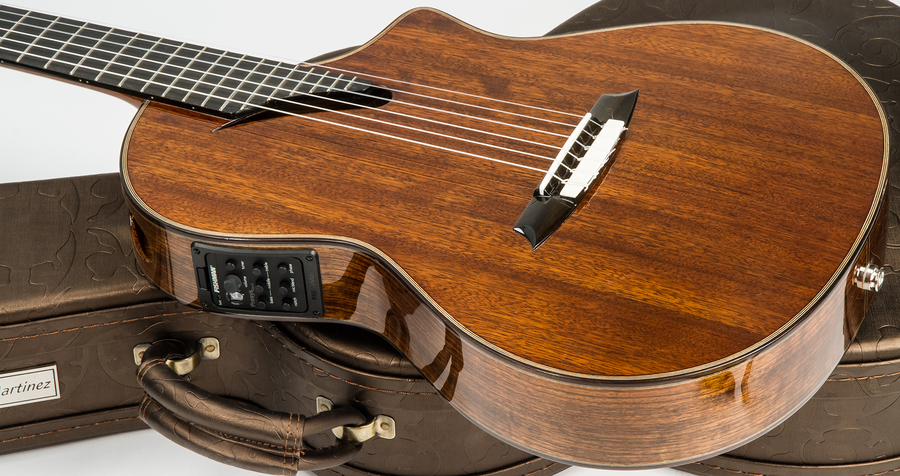 Martinez Mscc-14ov Performer Tout Ovangkol Rw +etui - Natural - Guitare Classique Format 4/4 - Variation 2