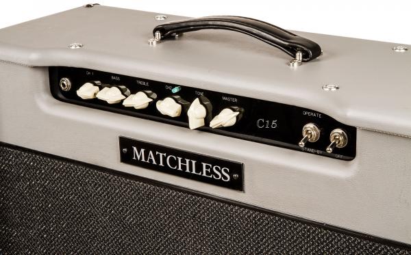 Combo ampli guitare électrique Matchless C-15 112 - Dark Grey/Silver