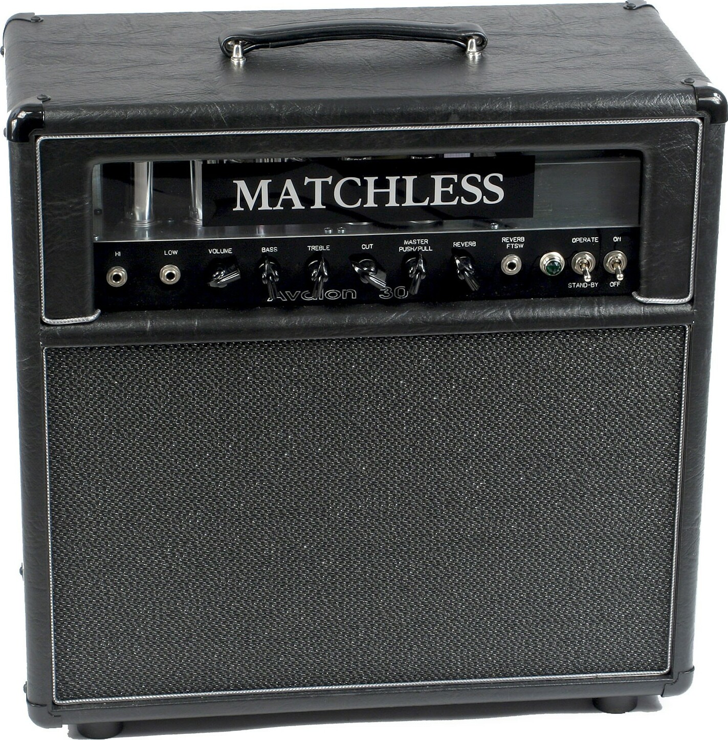 Matchless Avalon 30 112 Reverb 1x12 30w Black/silver - Ampli Guitare Électrique Combo - Main picture
