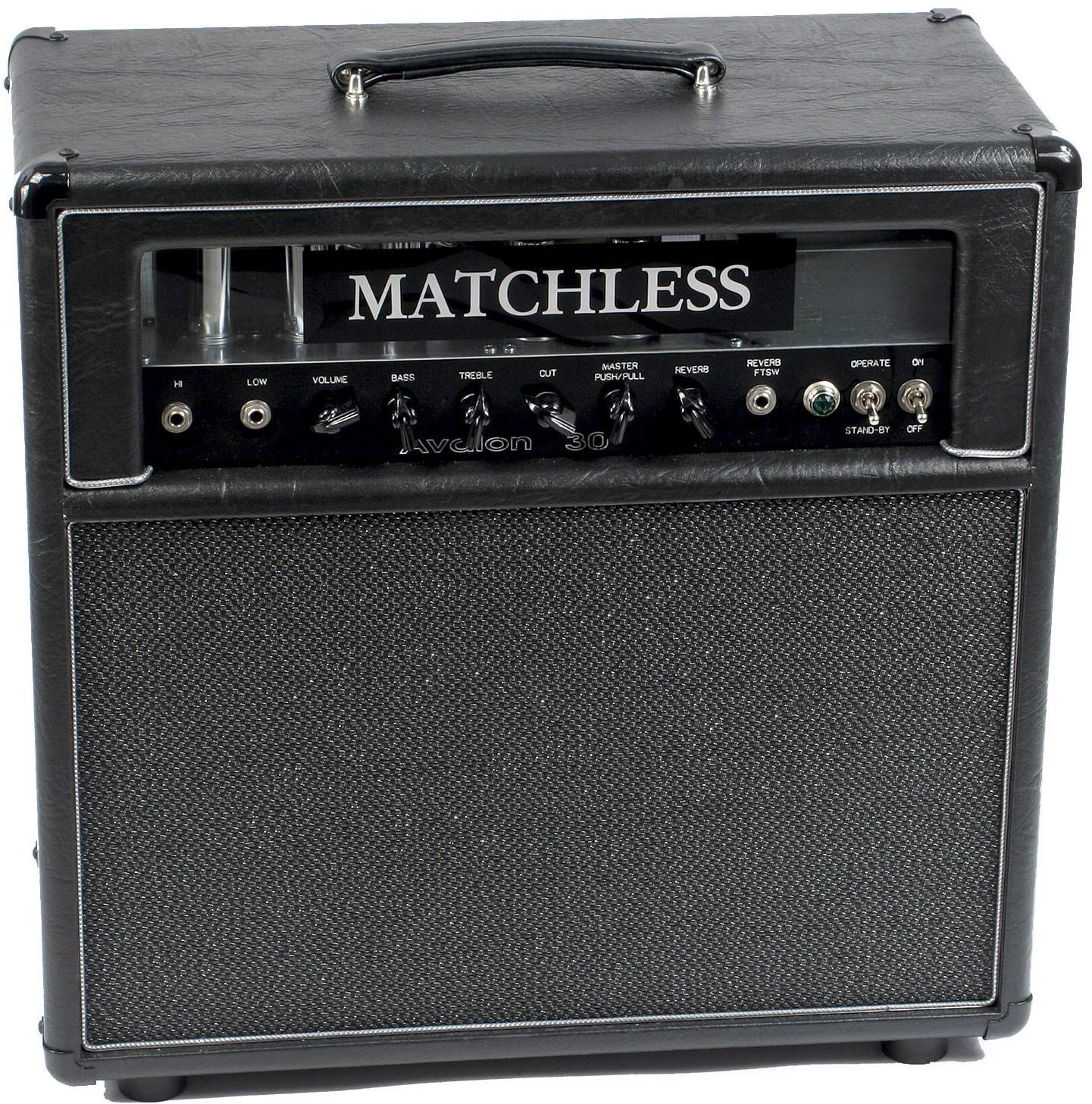 Combo ampli guitare électrique Matchless Avalon 30 112 Reverb - Black/Silver