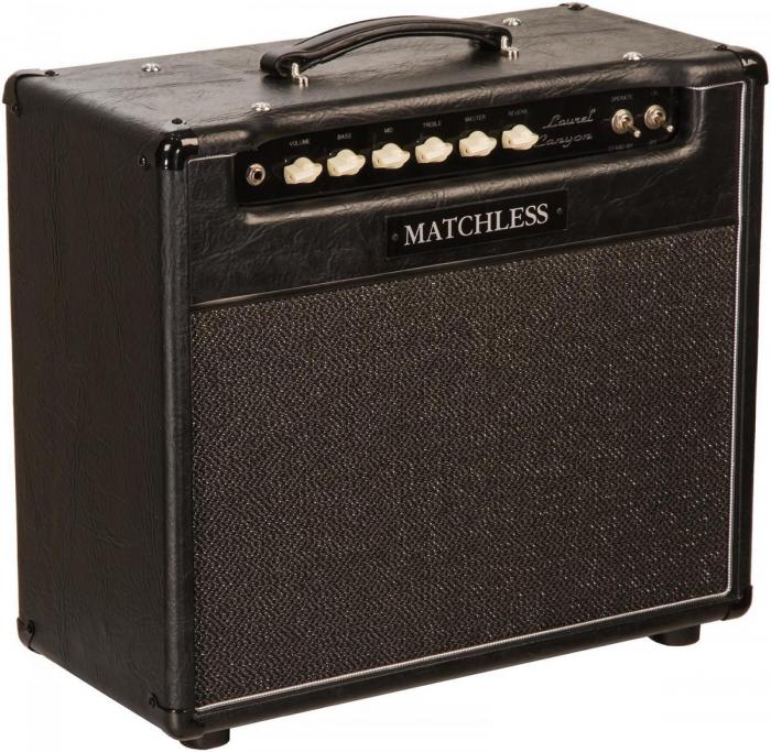 Combo ampli guitare électrique Matchless Laurel Canyon 1x12 w/ Reverb - Black/Silver