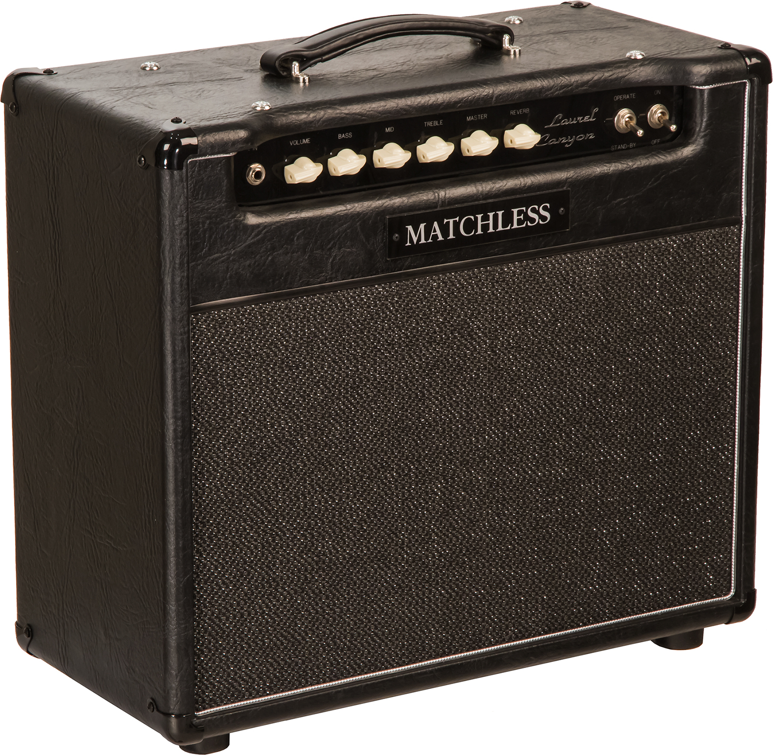 Matchless Laurel Canyon Reverb Combo 20w 1x12 Black/silver - Ampli Guitare Électrique Combo - Main picture