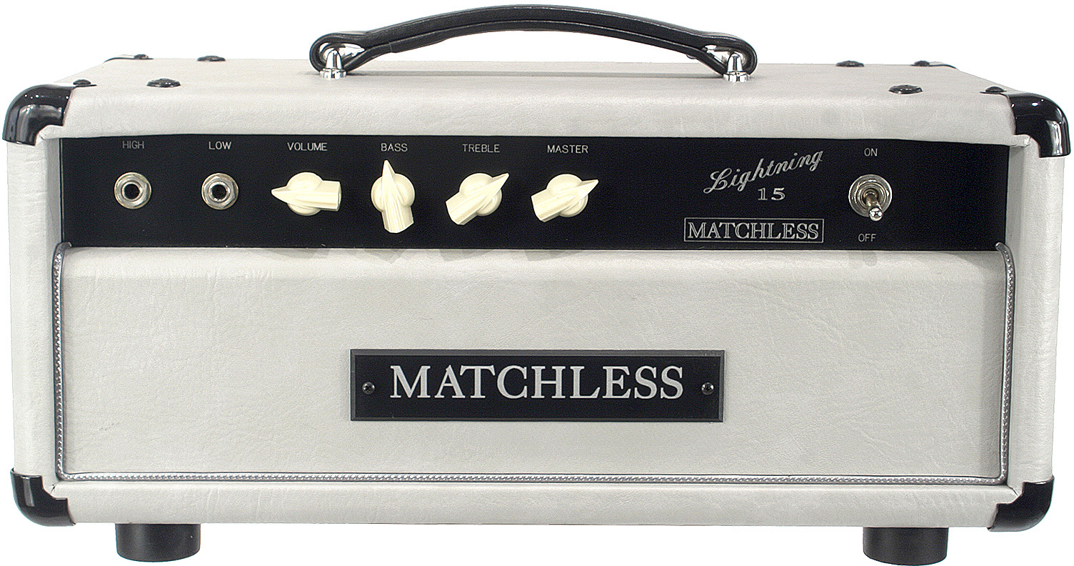Matchless Lightning 15 Head 15w Light Gray - Ampli Guitare Électrique TÊte / PÉdale - Main picture