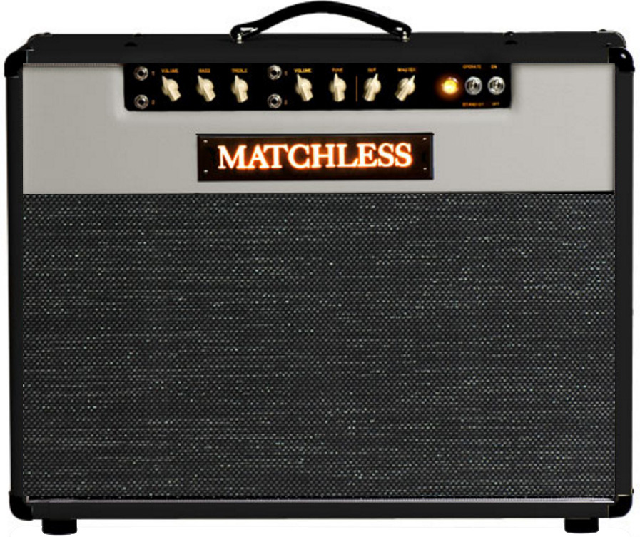Matchless Sc Mini 1x12 6w Black/light Gray/silver - Ampli Guitare Électrique Combo - Main picture