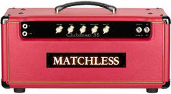 Ampli guitare électrique tête / pédale Matchless Clubman 35 Head - Red/Silver