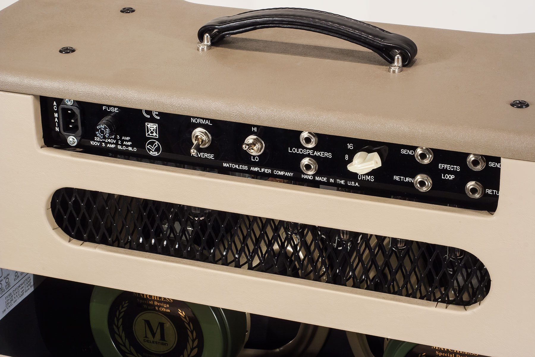 Matchless Dc-30 30w 2x12 Cappuccino/gold - Ampli Guitare Électrique Combo - Variation 5