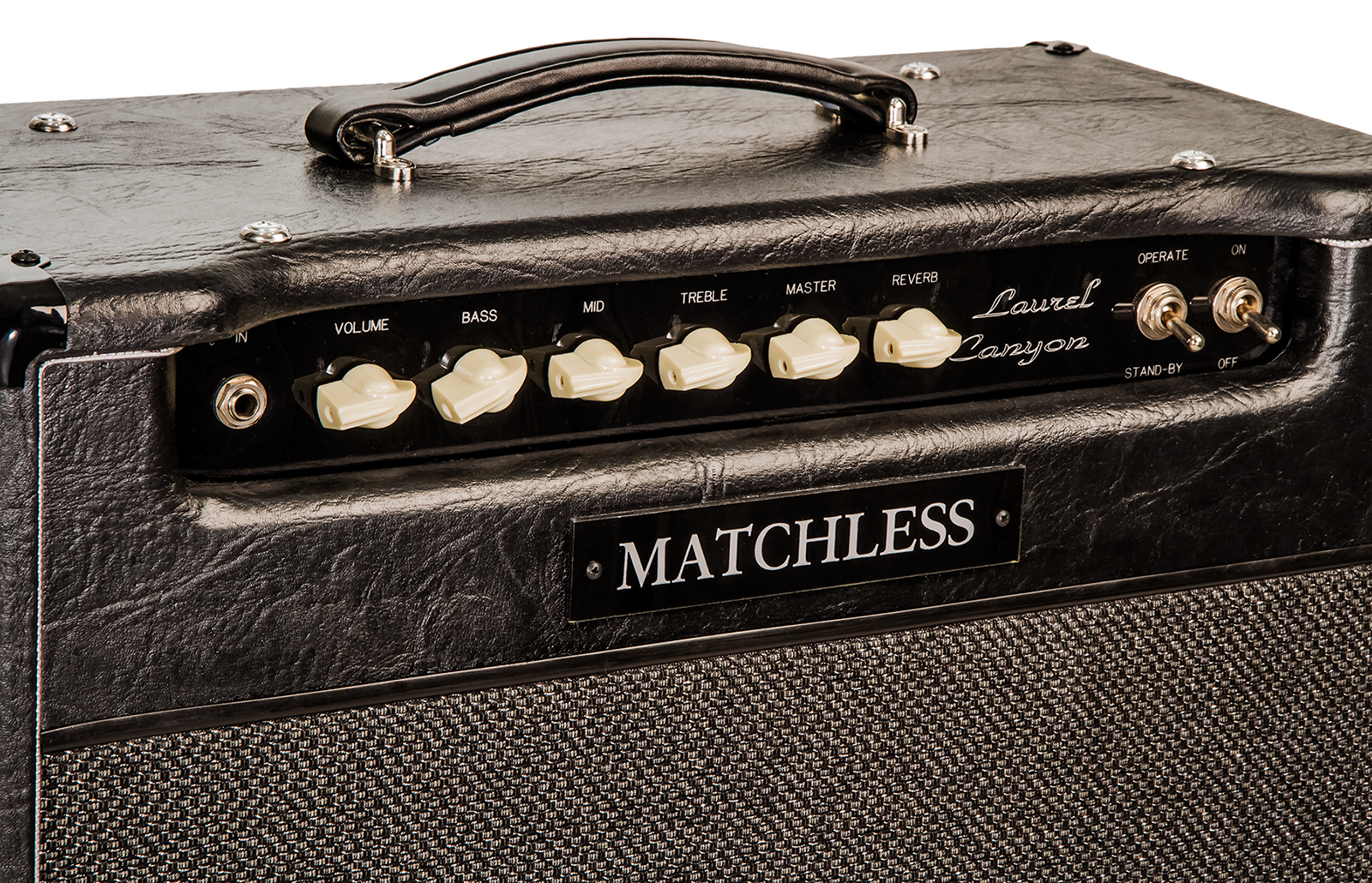 Matchless Laurel Canyon Reverb Combo 20w 1x12 Black/silver - Ampli Guitare Électrique Combo - Variation 2