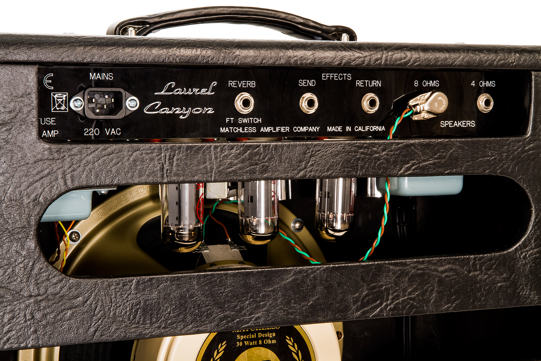 Matchless Laurel Canyon Reverb Combo 20w 1x12 Black/silver - Ampli Guitare Électrique Combo - Variation 3