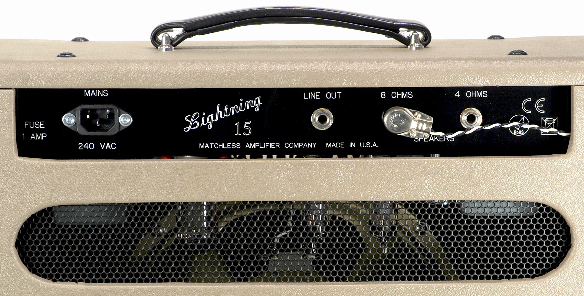 Matchless Lightning 15 112 15w 1x12 Cappucino/gold - Ampli Guitare Électrique Combo - Variation 4