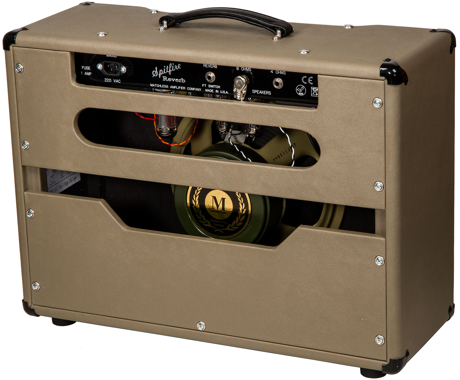 Matchless Spitfire 15 112 Reverb 15w 1x12 Capuccino/gold - Ampli Guitare Électrique Combo - Variation 1