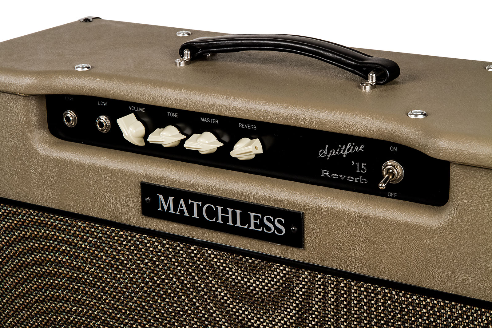 Matchless Spitfire 15 112 Reverb 15w 1x12 Capuccino/gold - Ampli Guitare Électrique Combo - Variation 2