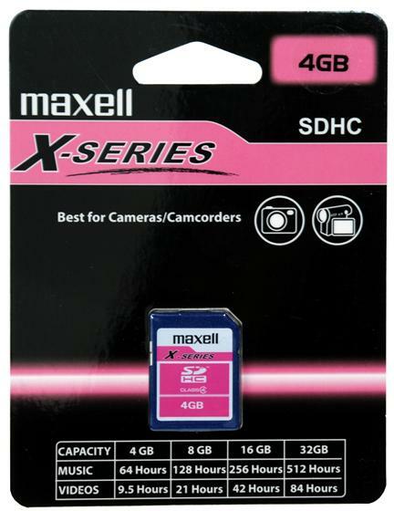 Maxell Sdhc 4gb Class 4 - Ordinateur - Main picture