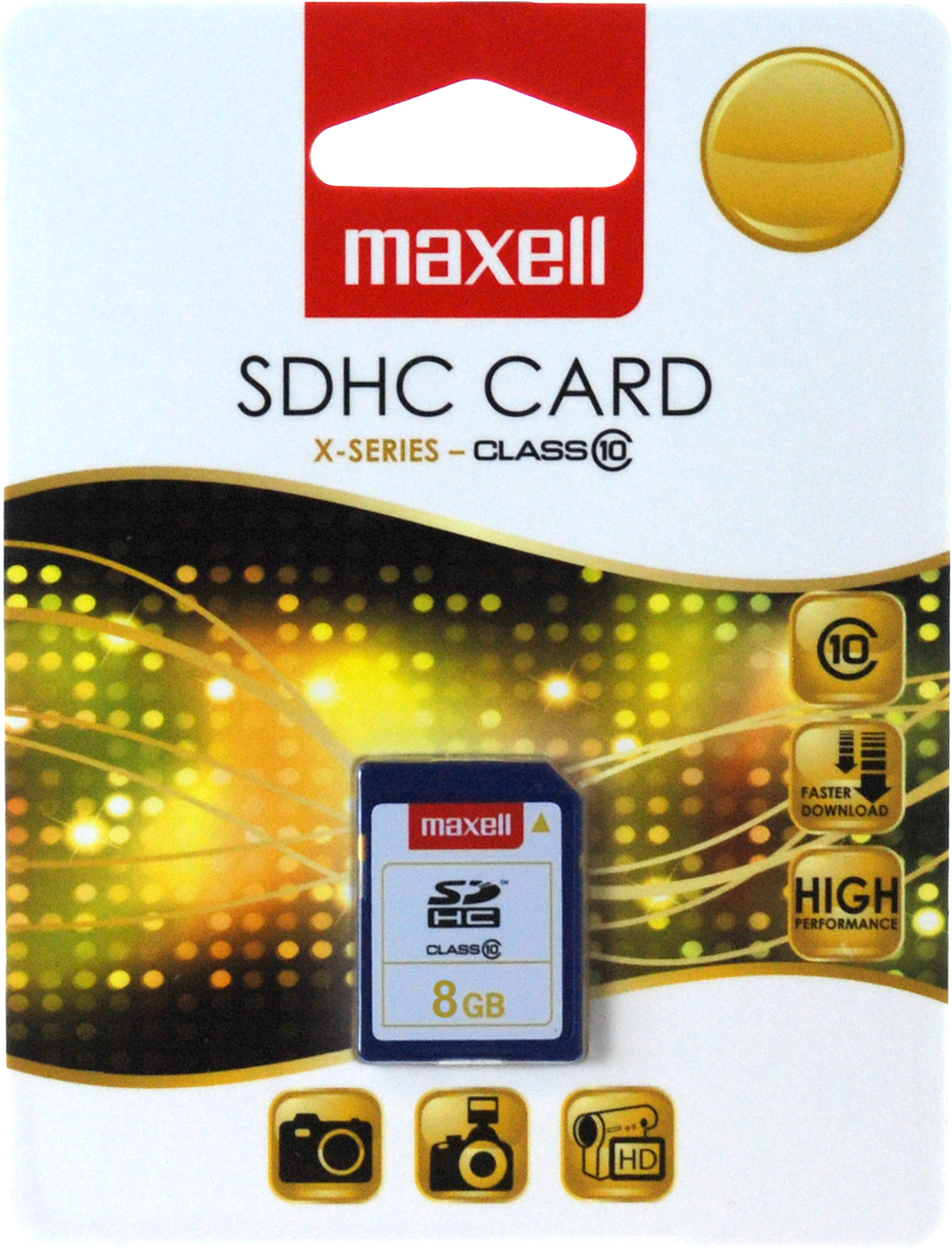 Maxell Sdhc 8gb Class 10 - Ordinateur - Main picture