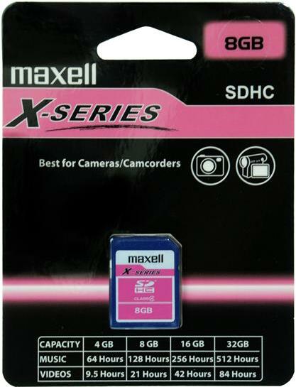 Maxell Sdhc 8gb Class 4 - Ordinateur - Main picture