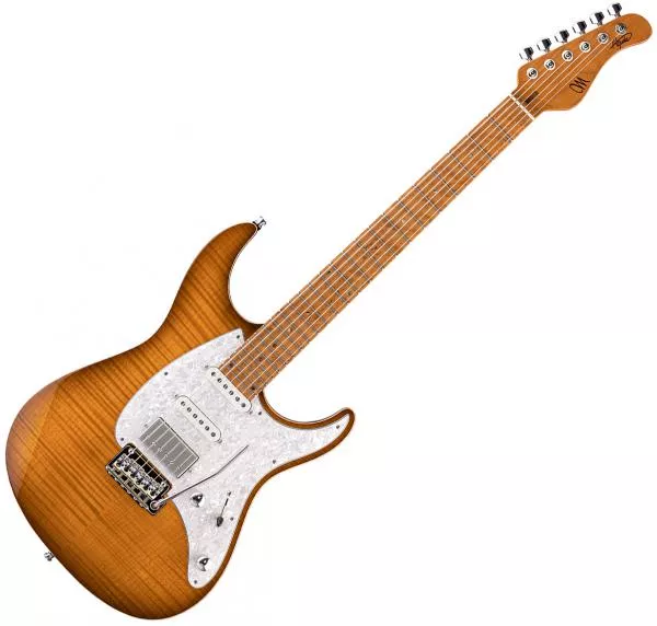 Guitare électrique solid body Mayones guitars Aquila FM 6 - 2-tone sunburst