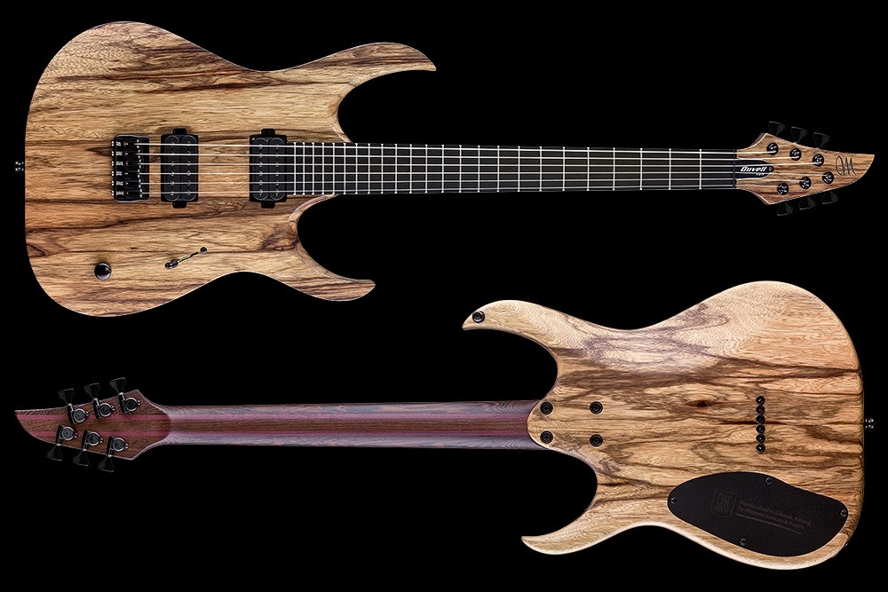 Mayones Guitars Duvell Bl 6 2h Seymour Duncan Ht Eb - Natural Korina - Guitare Électrique MÉtal - Variation 1