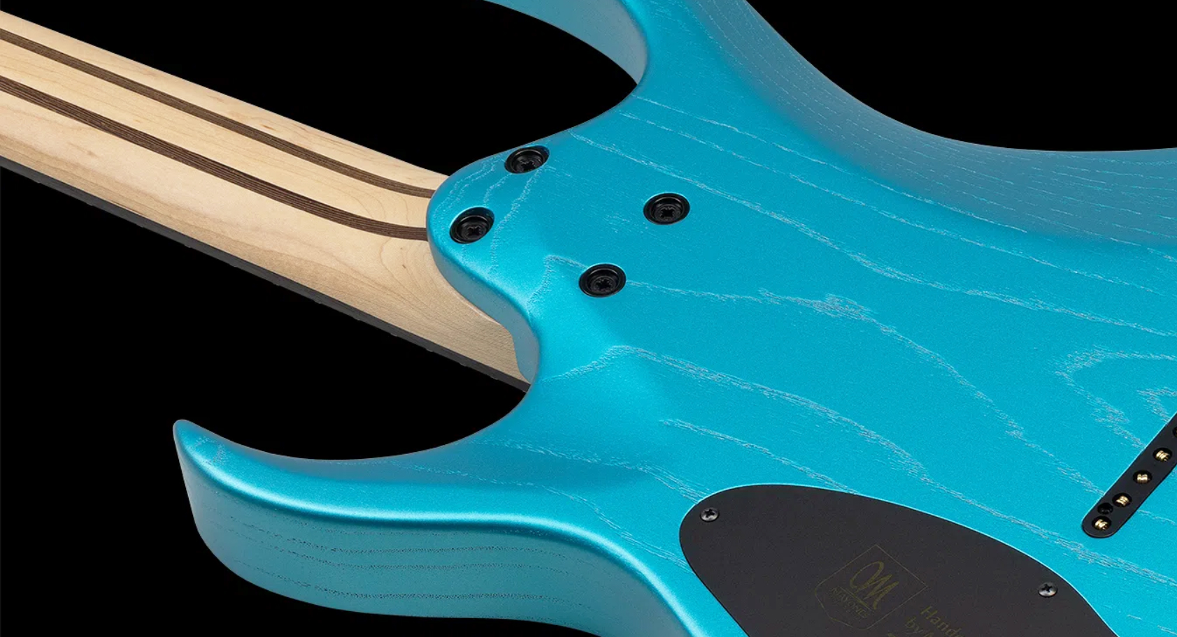 Mayones Guitars Duvell Dt6 2h Ht Bl - Opal Blue Metallic Matt - Guitare Électrique Forme Str - Variation 2