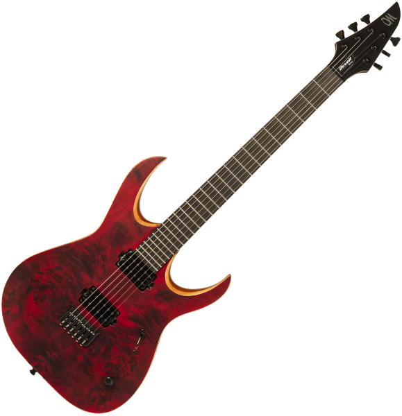 Mayones guitars Duvell Elite 6 #DF2301294 - trans dirty red