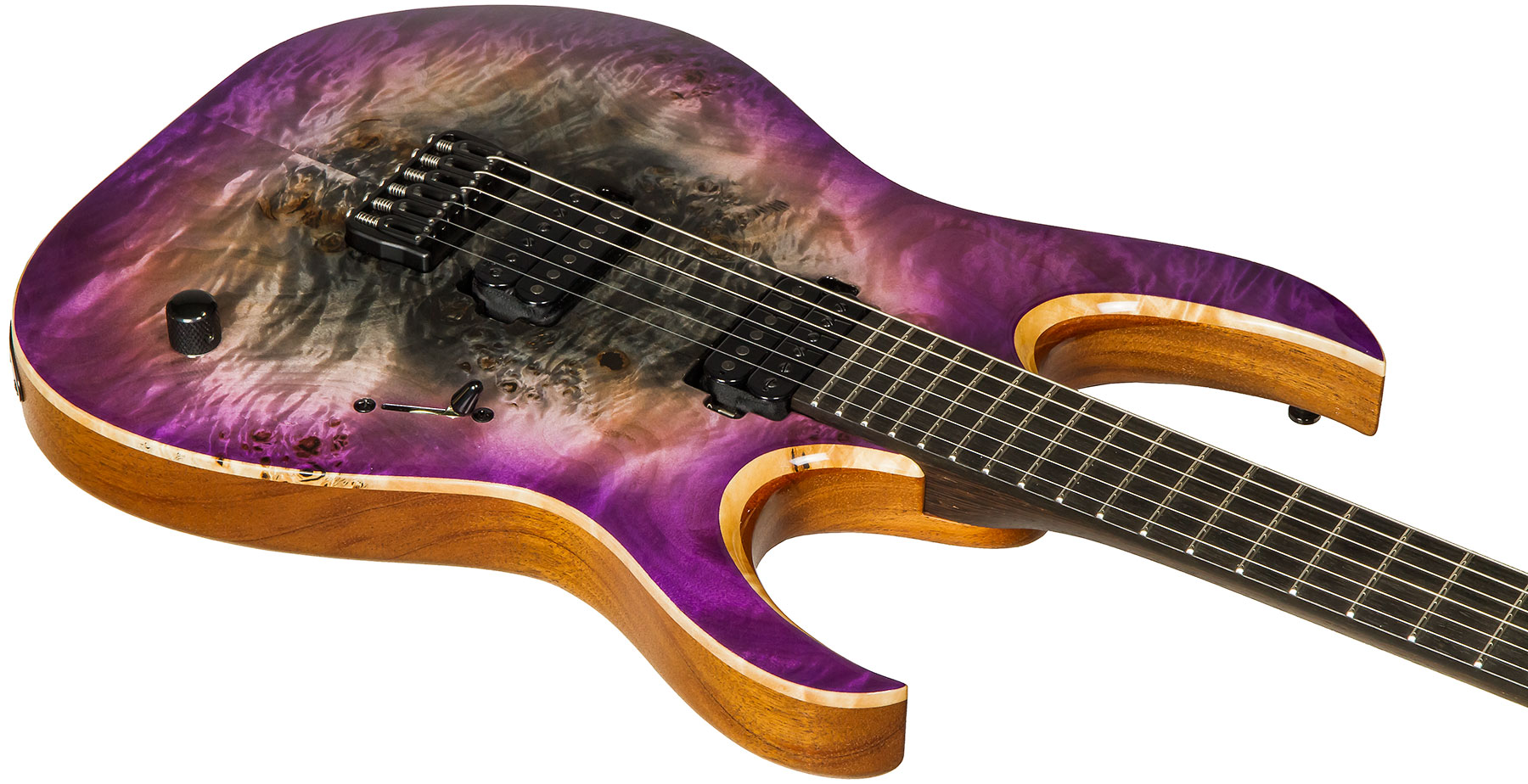 Mayones Guitars Duvell Elite 6 Hh Seymour Duncan Ht Eb #df2105470 - Supernova Purple - Guitare Électrique MÉtal - Variation 2