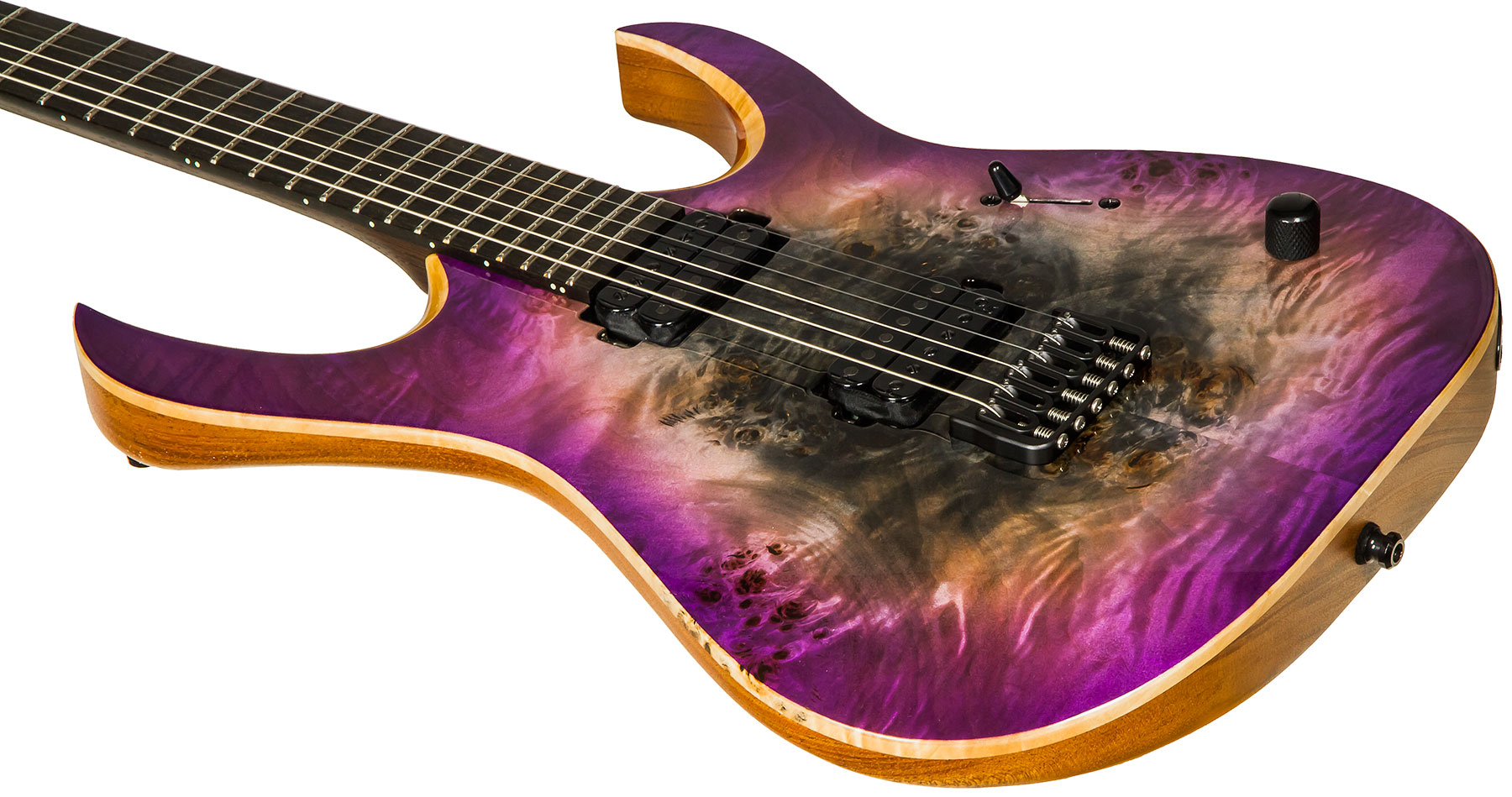Mayones Guitars Duvell Elite 6 Hh Seymour Duncan Ht Eb #df2105470 - Supernova Purple - Guitare Électrique MÉtal - Variation 3