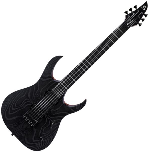 Mayones Duvell Elite Gothic 6 (Seymour Duncan) - gothic black Solid body electric guitar black