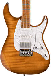 Guitare électrique forme str Mayones guitars Aquila FM 6 - 2-tone sunburst