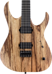 Guitare électrique métal Mayones guitars Duvell BL 6 - Natural korina