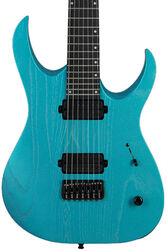 Guitare électrique baryton Mayones guitars Duvell DT 7 7-String - Opal Blue Metallic Matt