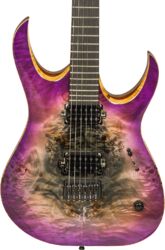 Guitare électrique métal Mayones guitars Duvell Elite 6 #DF2105470 - Supernova purple