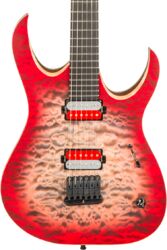 Guitare électrique forme str Mayones guitars John Browne Duvell Qatsi 2.0 #DF2212239 - Ruby burst