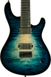 Guitare électrique baryton Mayones guitars Regius 7 #RF2510186 (7-String, Baritone) - Turquoise Iris
