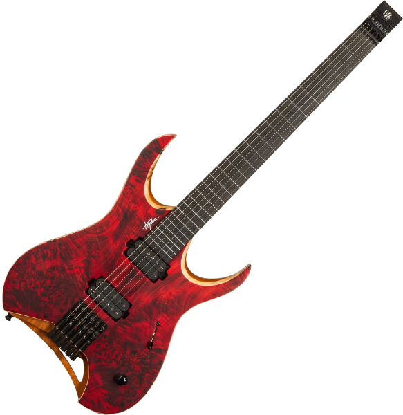 ギター MAYONES hydra elite 6 Trans Dirty Red Mayones guitars Hydra Elite 6 #HF2008335 - dirty red satin