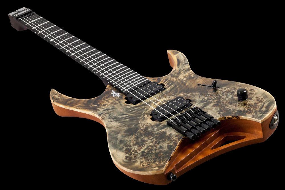 Mayones Guitars Hydra Elite 6 Hh Seymour Duncan Ht Eb - Trans Graphite Satin - Guitare Électrique MÉtal - Variation 2