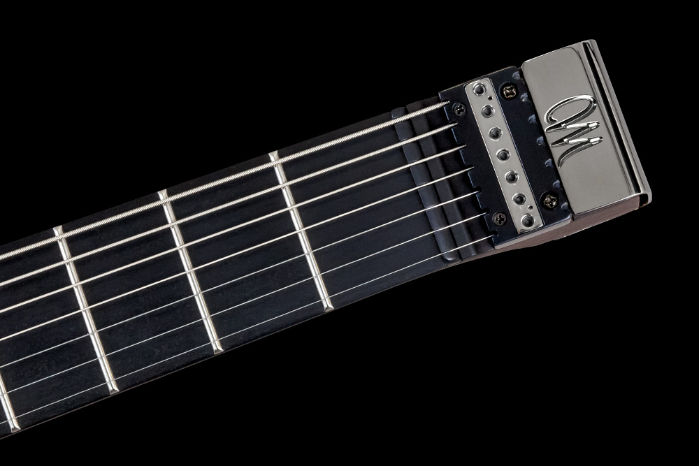 Mayones Guitars Hydra Elite 7 2h Seymour Duncan Ht Eb - Trans Graphite Satin - Guitare Électrique 7 Cordes - Variation 3
