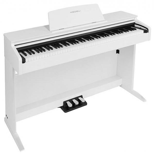 Piano numérique meuble Medeli DP 260 WH