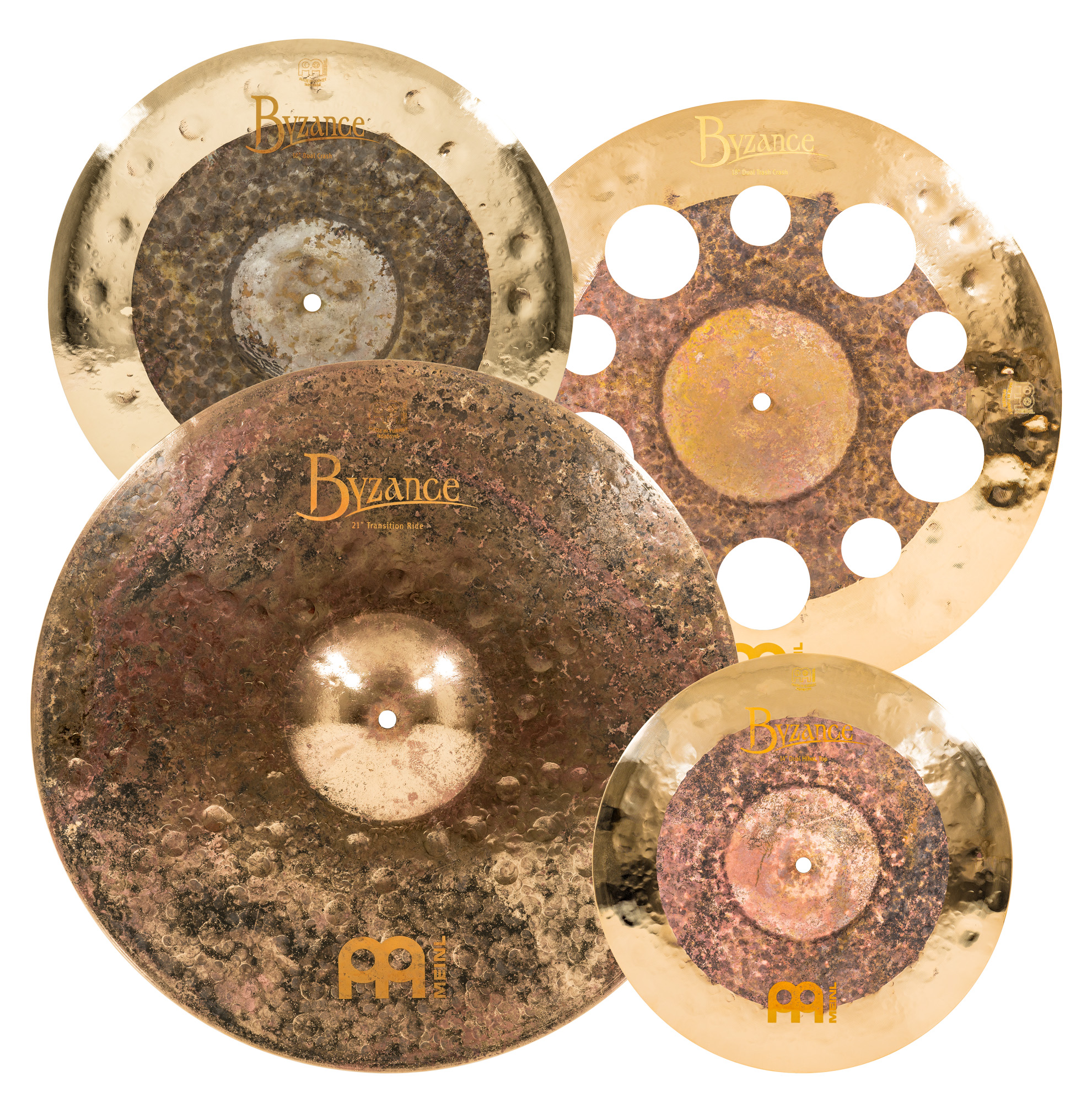 Meinl Byzance Ed Dual Pack 14 16 18 21 - Pack Cymbales - Variation 1
