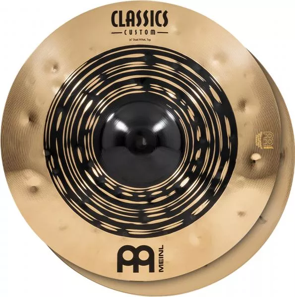 Cymbale hi hat charleston Meinl Classic Custom Dual - 14 pouces