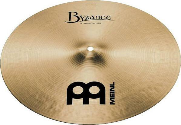 Meinl Byzance Crash 16 Medium Thin - 16 Pouces - Cymbale Crash - Main picture