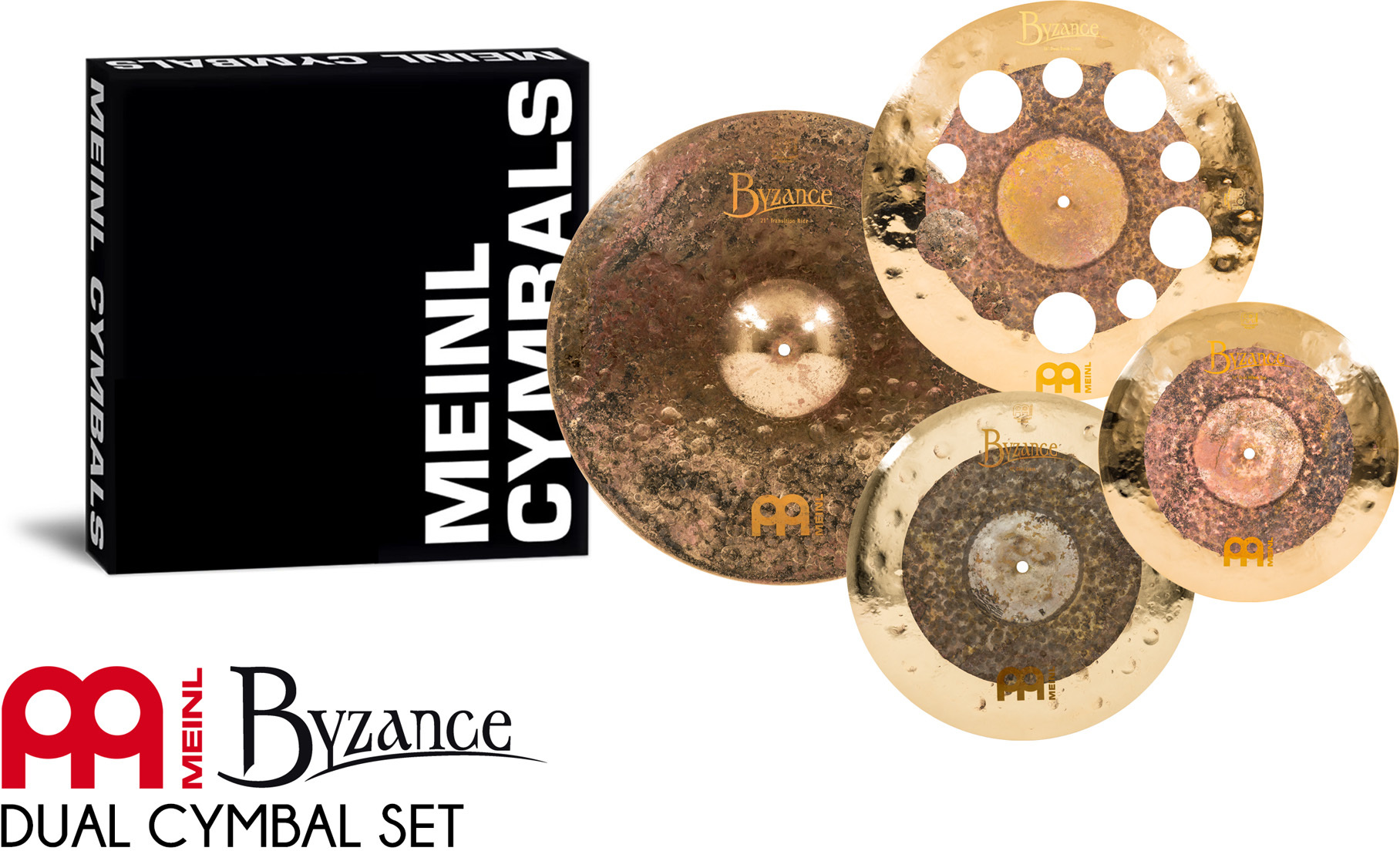 Meinl Byzance Ed Dual Pack 14 16 18 21 - Pack Cymbales - Main picture
